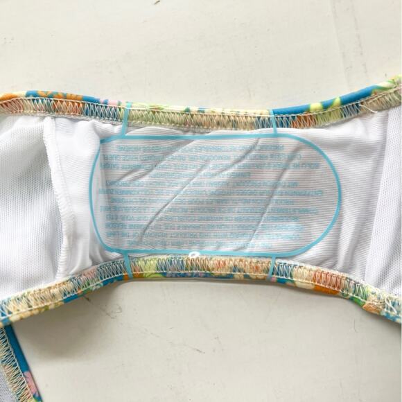 New COLLUSION (ASOS) High Thigh Bikini Bottom Floral Print Women’s SIZE 20 - Picture 7 of 9